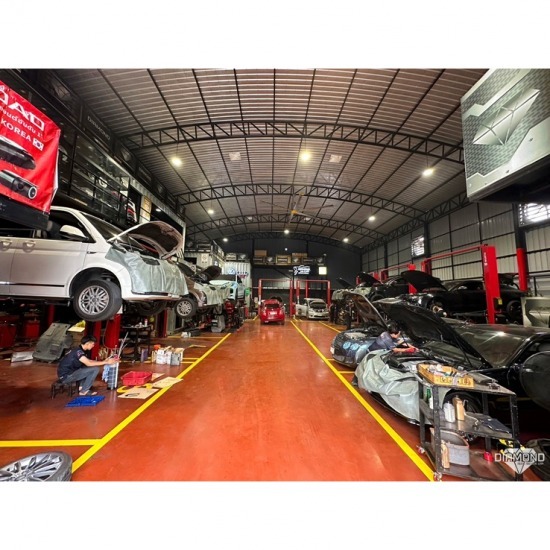 ซ่อม porsche - อู่ซ่อมรถยุโรป อู่ซ่อมสีตัวถังรถยุโรป Diamond Auto Service พระรามเก้า